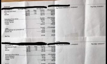 Waitress claims restaurant took almost £700 of tips and charged staff for mistakes