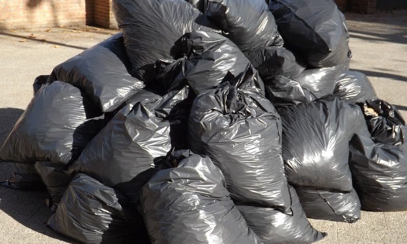 What is the hospitality sector doing to deal with waste?