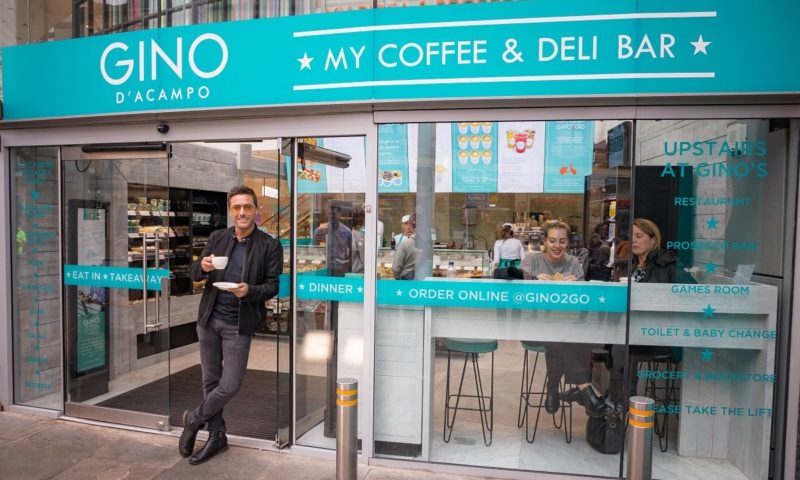 Gino D’Acampo officially launches My Coffee & Deli Bar