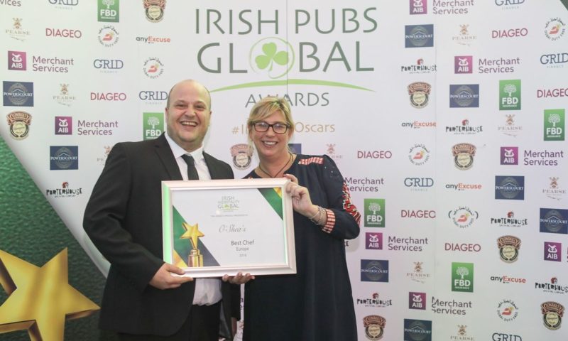 Manchester Irish pub wins award for ‘Best Chef in Europe’