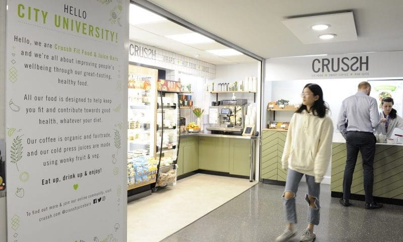 Crussh announces first site opening in partnership with Sodexo