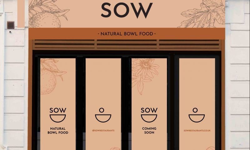 Sow introduces ‘natural bowl food’ concept to London