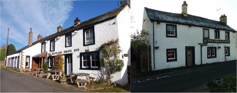 Two Cumbrian country pubs brought to market