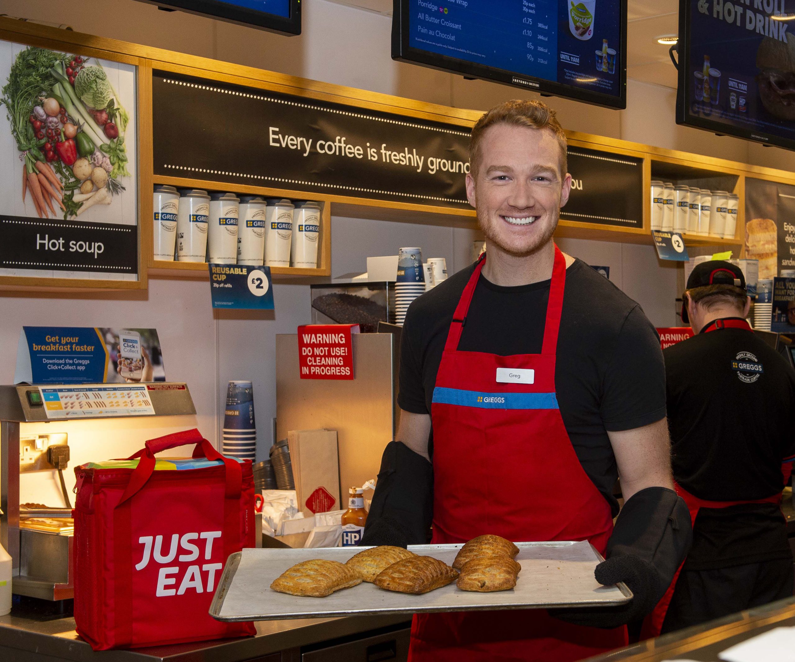 Greggs partners ‘exclusively’ with Just Eat for nationwide delivery