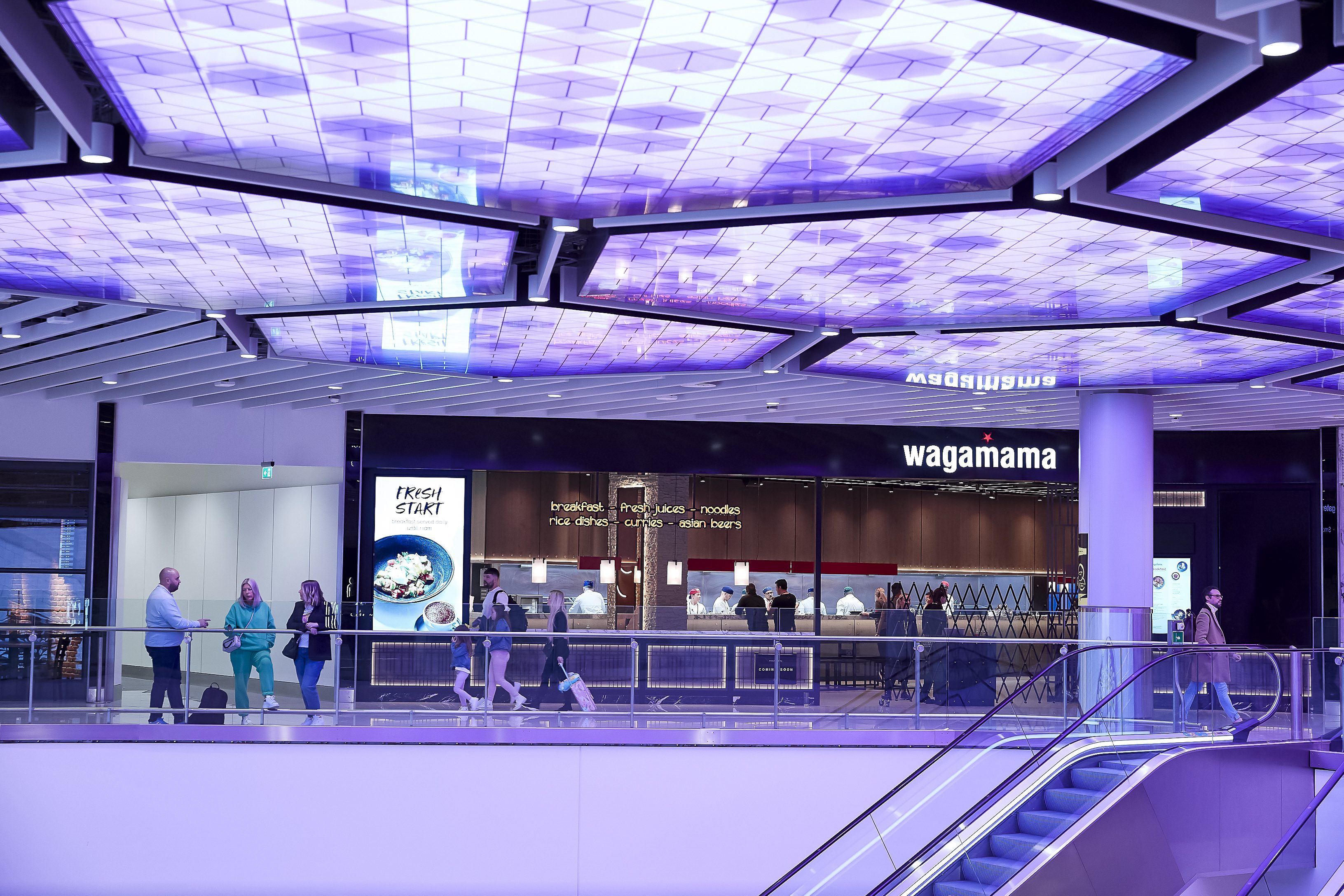 Wagamama reopens all airport restaurants