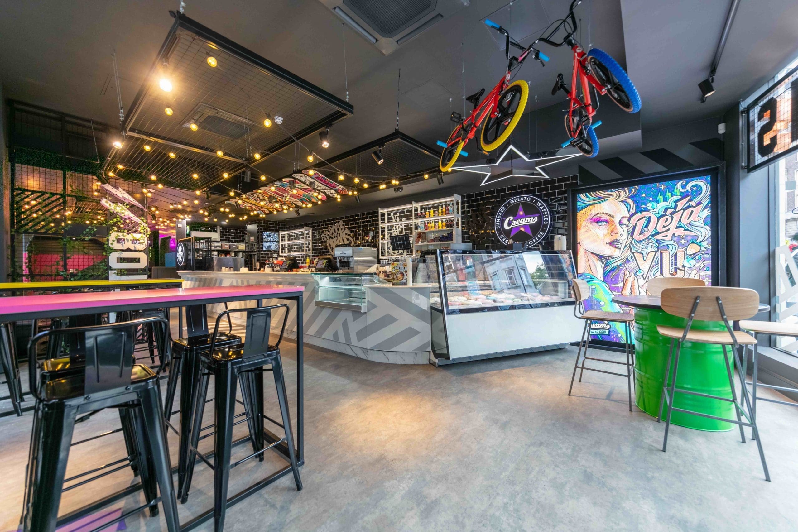 Creams to open two new locations under new partnership