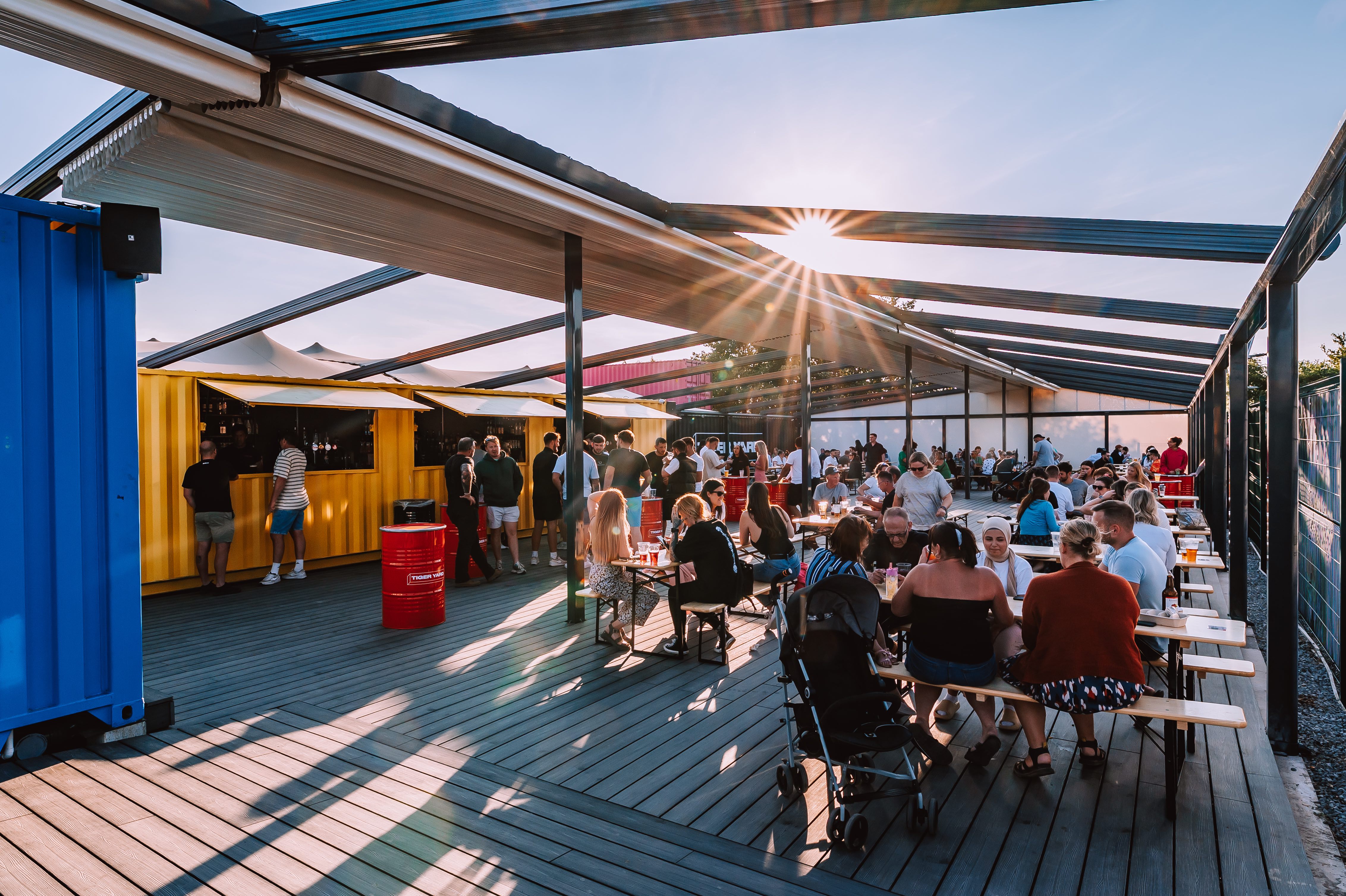 Tiger Yard food court opens in Cardiff Bay