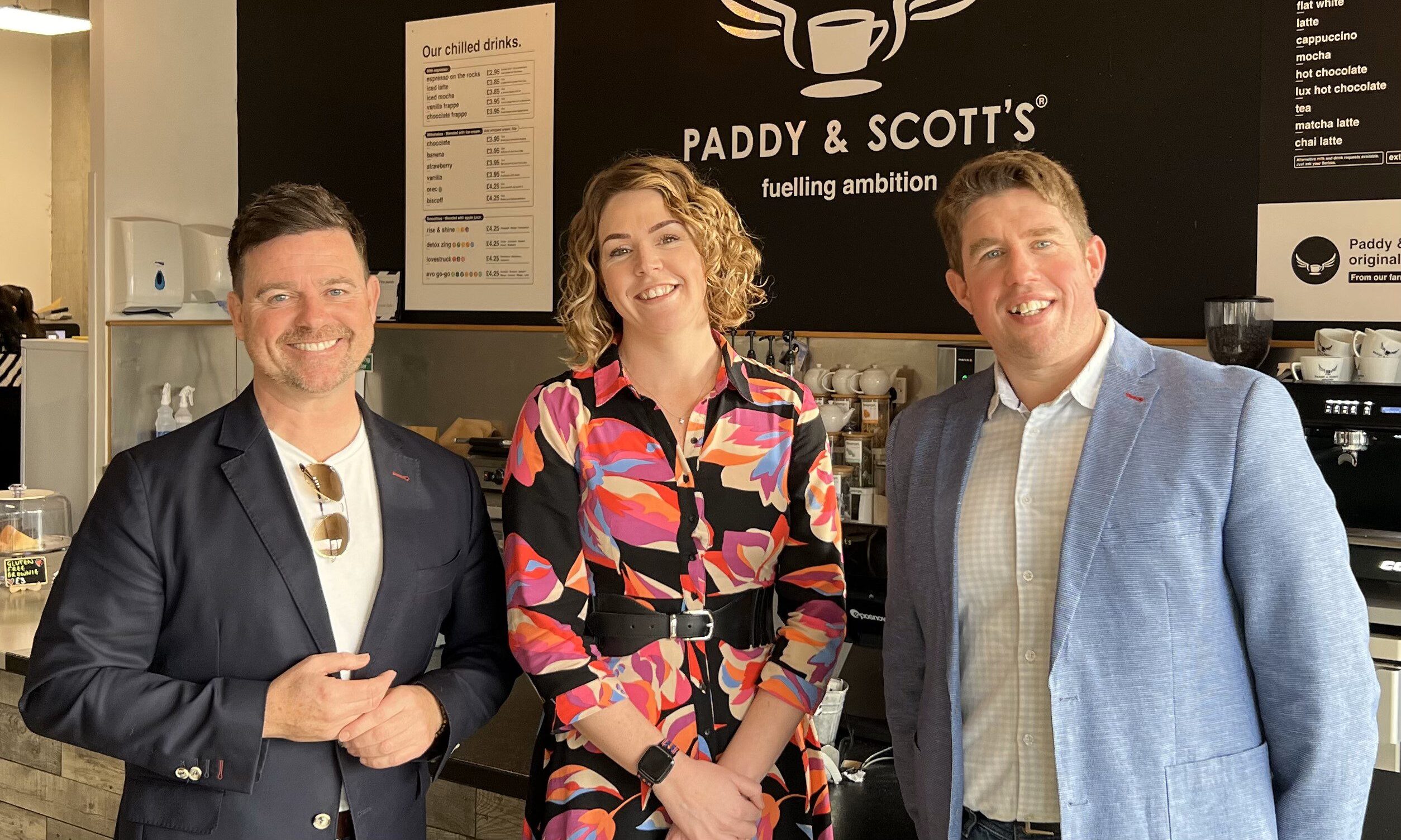 Senior team at Paddy and Scott’s complete MBO