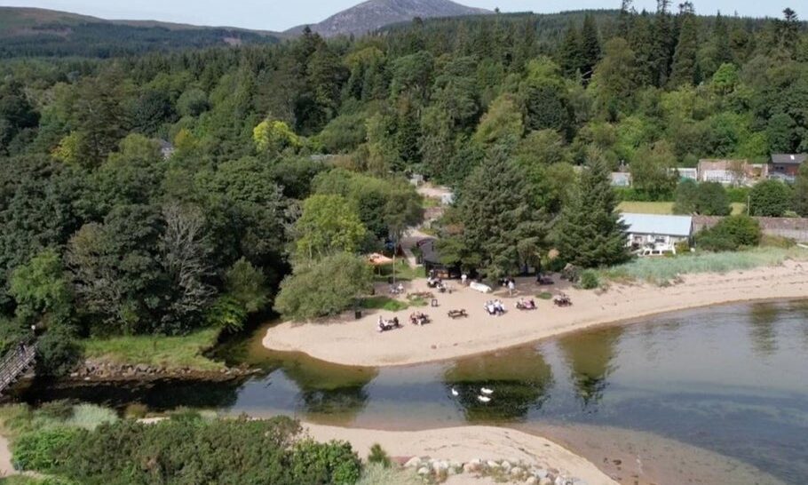 Scotland’s only cocktail bar on the beach put up for sale