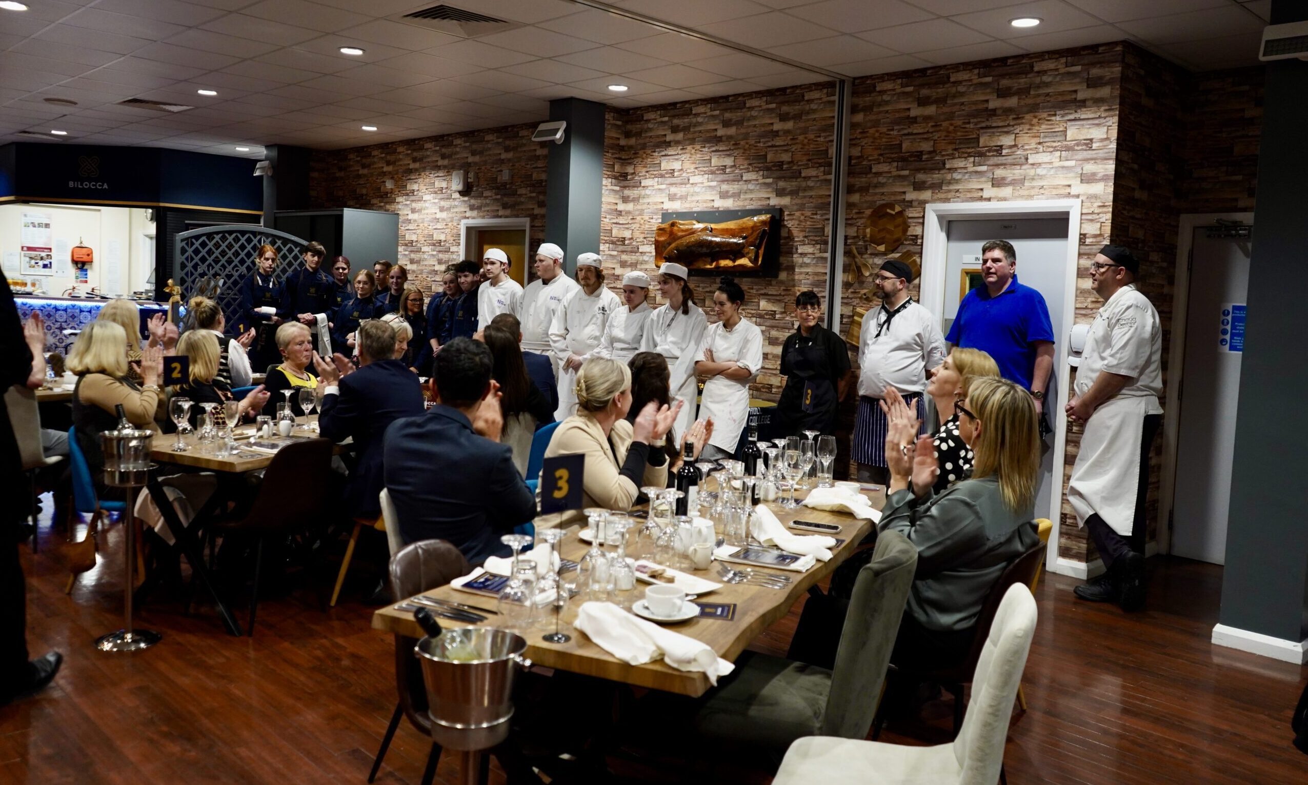 Hull College unveils newly refurbished training restaurant, Bilocca