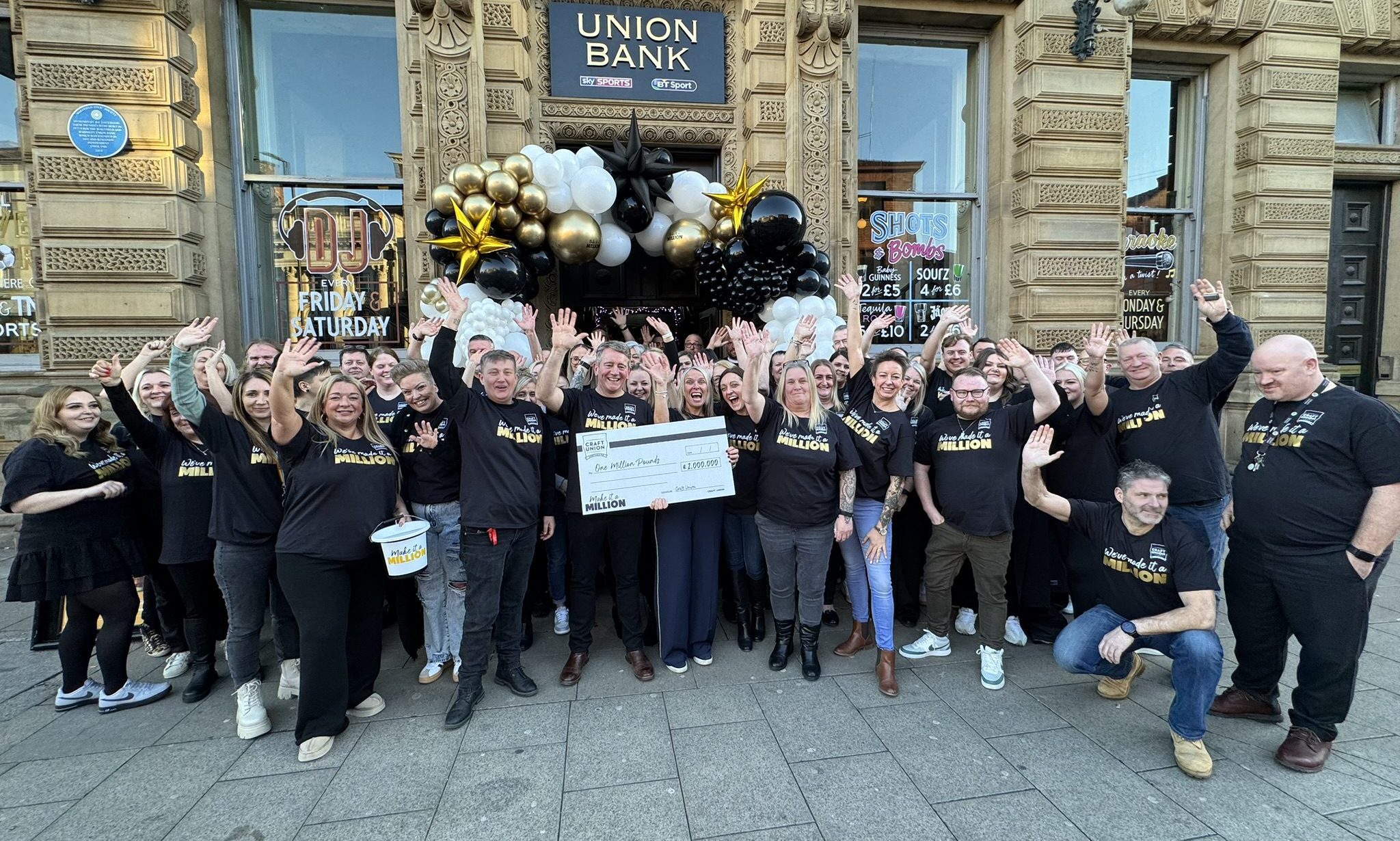 Craft Union Pub Company raises £1m for UK causes