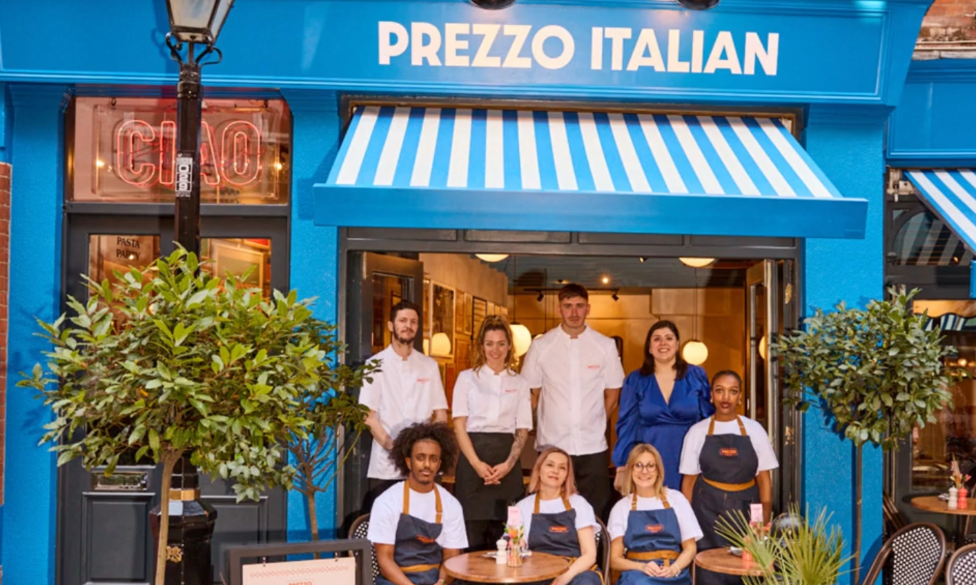 Prezzo launches new name, menu and brand identity